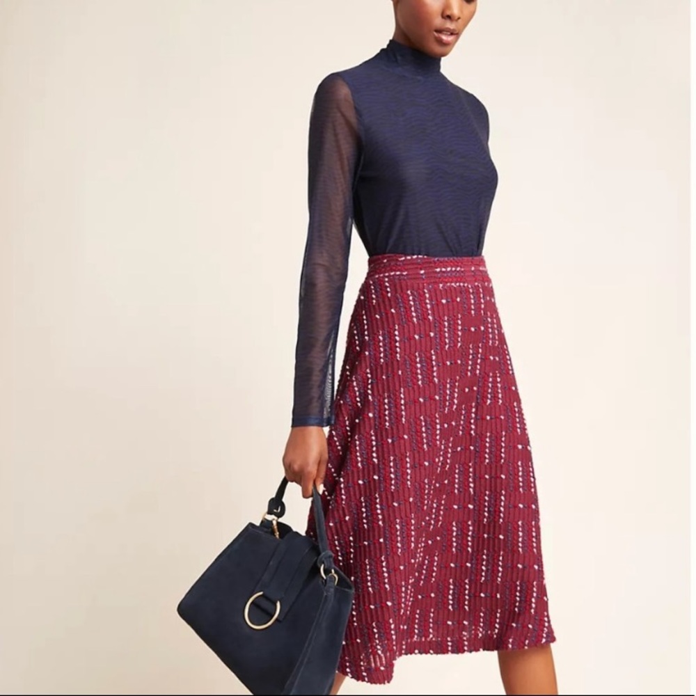 HOST PICK! Anthropologie Anisa Midi Skirt Small